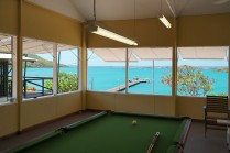 Games Room at Kuri Bay Sportfishing Tours